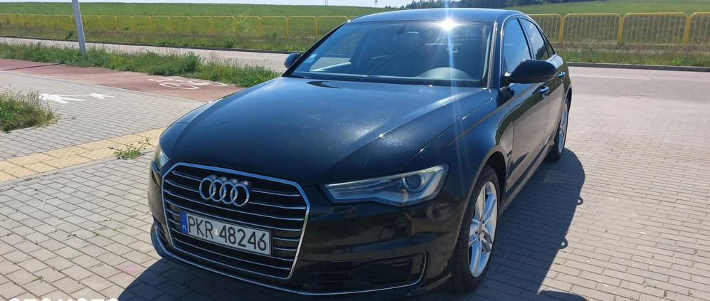 Audi A6 cena 59900 przebieg: 240093, rok produkcji 2015 z Ełk małe 379